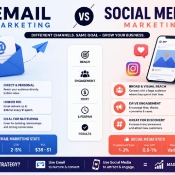 Email Marketing vs Social Media Marketing