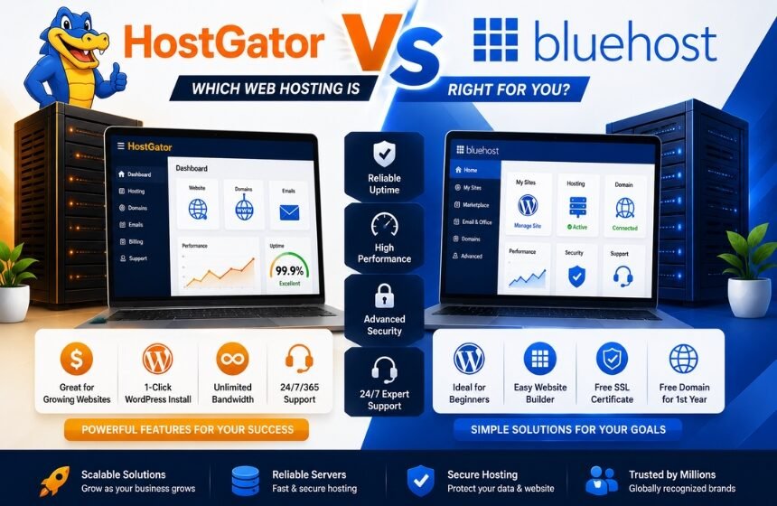 4 HostGator vs Bluehost