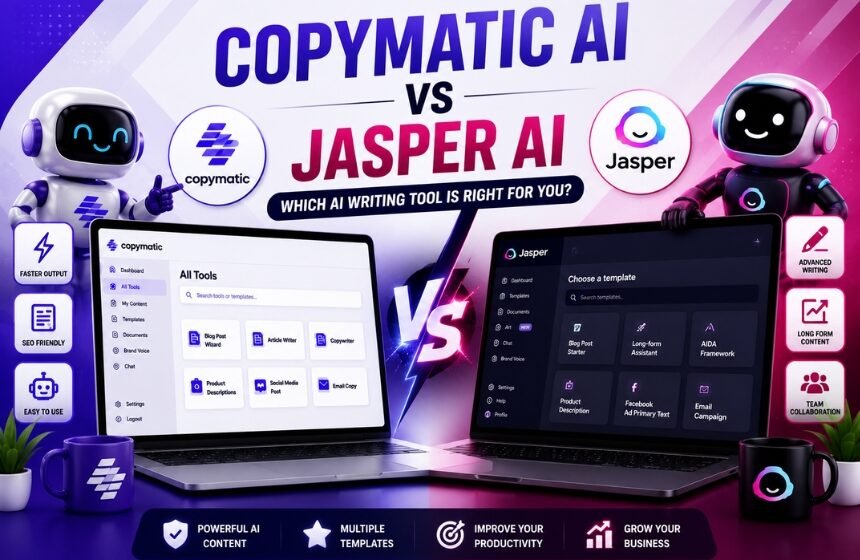 Copymatic AI vs Jasper AI