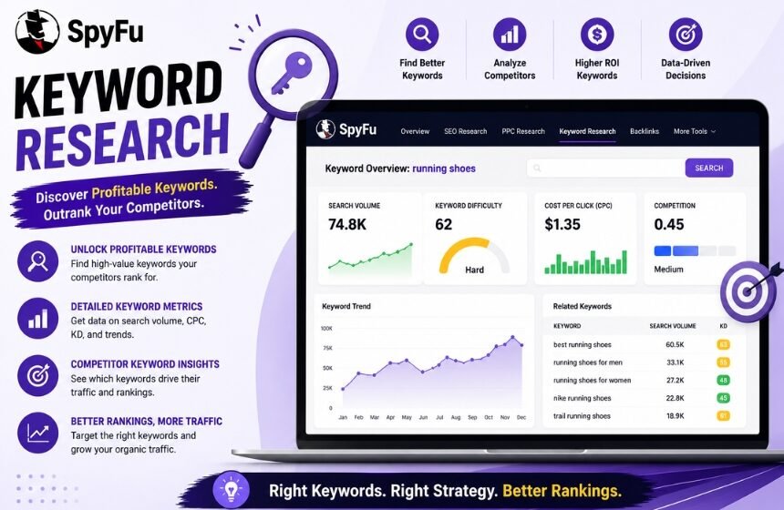 9 SpyFu keyword research