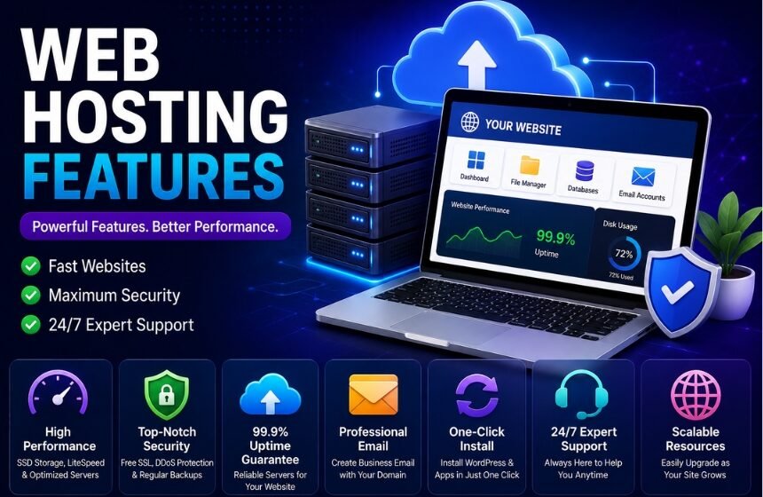 8 Web Hosting Features