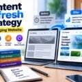 Content Refresh Strategy Aging Website