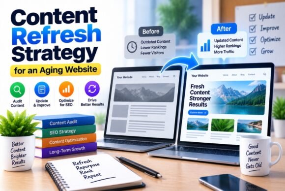 Content Refresh Strategy Aging Website