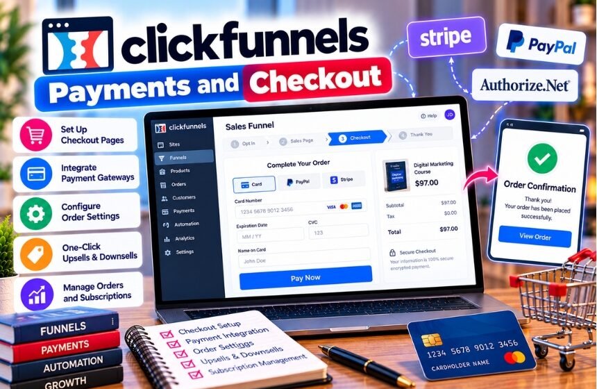 ClickFunnels Payments and Checkout