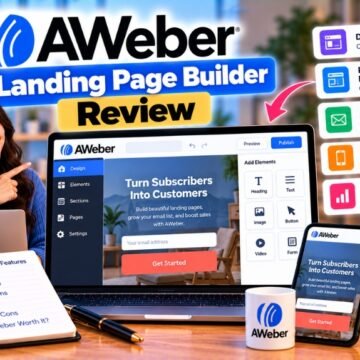 AWeber Landing Page Builder Review