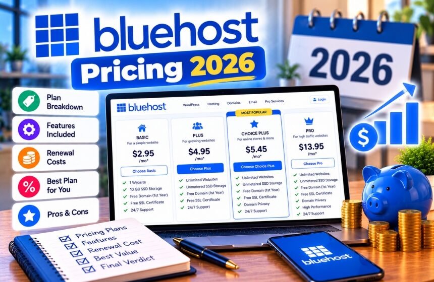 4 Bluehost Pricing 2026