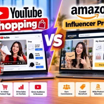 YouTube Shopping vs Amazon Influencer Program