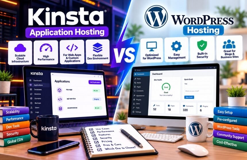 Kinsta Application Hosting vs WordPress Hosting