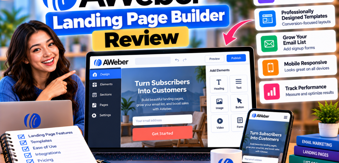 aweber2 AWeber Landing Page Builder Review