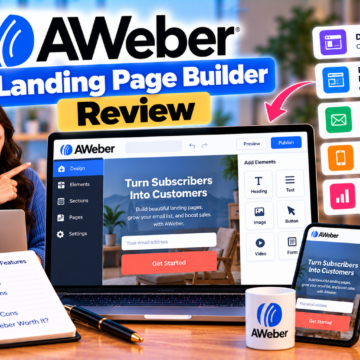 aweber2 AWeber Landing Page Builder Review