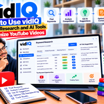 Use vidIQ Keyword Research AI Tools